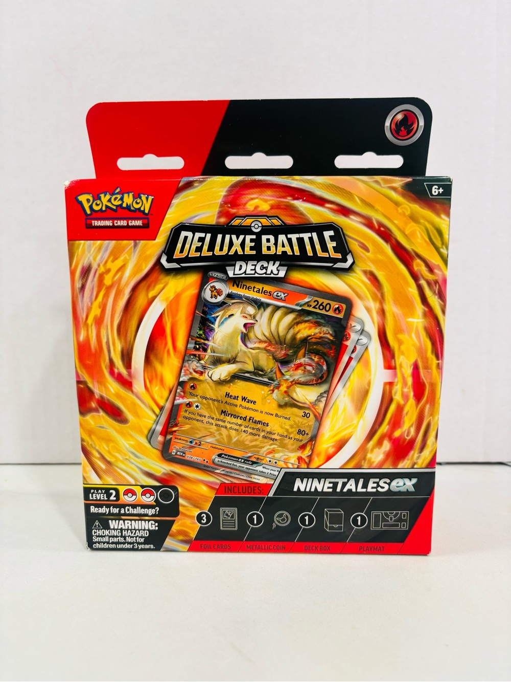 PokΓ©mon TCG: Deluxe Battle Deck β Ninetales ex (Play Level 2) Sealed